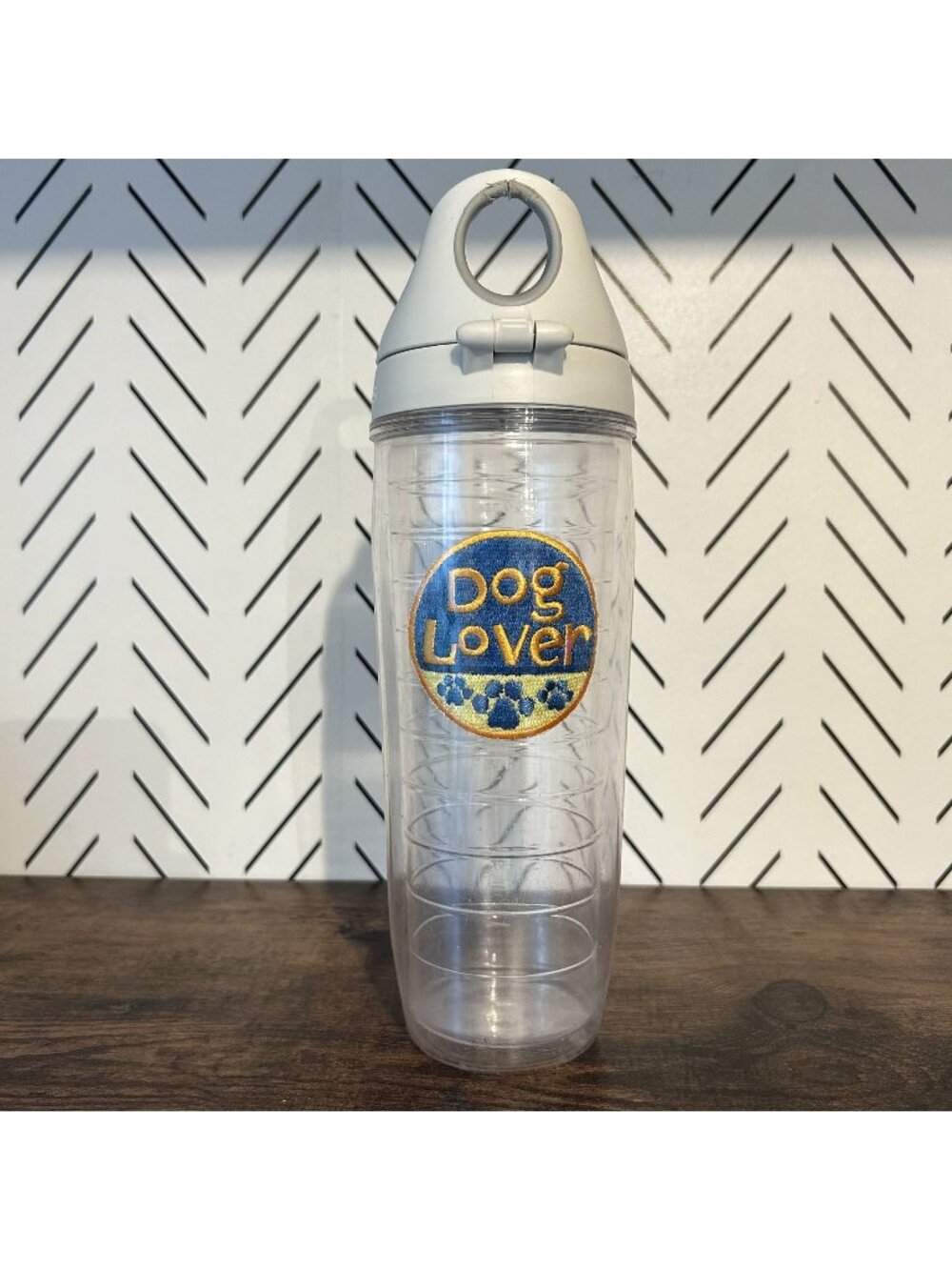 Tervis 24oz Dog Lover Insulated Tumbler Embroidered Patch Design Dishwasher Safe